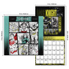 The Justice League Calendar 2026 - Deluxe 2026 Classic DC Comics Justice League Superhero Wall Calendar Bundle with Over 100 Reminder Stickers Batman
