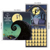 Nightmare Before Christmas Calendar 2026 - Deluxe 2026 NBC Jack Skellington Wall Calendar Bundle with Over 100 Reminder Stickers (Tim Burton Gifts, O