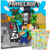 Minecraft Calendar 2026 - Deluxe 2026 Minecraft Creeper and Enderman Wall Calendar Bundle with Over 100 Reminder Stickers (Video Game Gifts, Office S