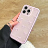 EYZUTAK Case for iPhone 16 Pro Max, Clear Cute Ribbon Bowknot Pattern Aesthetic Transparent Phone Case Raised Camera Protection Stylish Slim Soft Dur