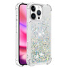 COTDINFOR Case for iPhone 16 Pro Max Case Glitter Bling Liquid Cute Clear Phone Case,Floating Quicksand Shockproof Protective Bumper Soft TPU Cover f