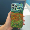 Artizgcase Compatible with iPhone 16 Pro Case, Vincent Van Gogh Poppy Field Phone Case for Women Men, Fashion Flower Pattern Shockproof Protective Co