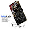 AJOURTEK for iPhone 16 Plus, Designed Flip Wallet Phone Case Cover, A24316 Horror Skeleton
