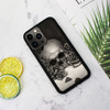 for iPhone 16 Pro Max, Durable Protective Soft Back Case Phone Cover, HOT12908 Horror Skull