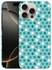 SuzaCase Back Case for iPhone 16 Pro, iPhone 16 Pro Case with Stylish Polka Dots Teal Design Printed Cute, Sleek Durable Hardshell Protective Designe