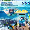 Weewooday 32 Pieces Waterproof Phone Pouch Bulk Universal Multicolor Cellphone Case Ipx8 Waterproof up to Smartphone 6.9 Inch for Cruise Gifts Beach