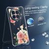 Osophter for Oneplus 13 Case: Women Girls Flower Floral with Screen Protector Flexible TPU Rubber Phone Cover Case for Oneplus 13(Big Rose Flower)