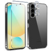 Compatible with Samsung Galaxy S24 FE 5G 2024 Case with Screen Protector & Camera Lens Protector, [Not Yellowing] [Military-Grade Drop Protection] Pr