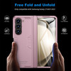 Phone Case for Samsung Z-Fold-5: [Hidden Kickstand][Wireless Charging] Slim Hinge Protection Lightweight Stand Case with Screen Protector- Protective