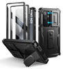 Dexnor for Samsung Galaxy S24 Ultra Case with Built-in Slide Camera Cover & Screen Protector & Kickstand, Shockproof Rugged Case Full-Body Bumper Pro