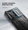 Dexnor for Samsung Galaxy S24 Ultra Case with Built-in Slide Camera Cover & Screen Protector & Kickstand, Shockproof Rugged Case Full-Body Bumper Pro