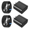 45W USB C Super Fast Charger Type C Charger Fast Charging Android Phone Charger Block with 10FT Type C Charging Cable for Samsung Galaxy S25/S25 Ultr