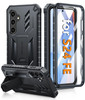 FNTCASE for Samsung Galaxy S24 FE Case: with [Built-in Screen Protector & Kickstand] [Military-Grade Drop Protection] Heavy Duty Protective Full Body