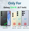 FNTCASE for Samsung Galaxy S24 FE Case: with [Built-in Screen Protector & Kickstand] [Military-Grade Drop Protection] Heavy Duty Protective Full Body