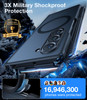 TORRAS Magnetic Shockproof Compatible with Samsung Galaxy Z Fold 6 Case with S Pen Holder, [Compatible with Magsafe] [Military Grade Drop Tested]Tran