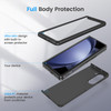 Ruky for Samsung Galaxy Z Fold 5 Case, Full Body Cover with Built-in Screen Protector, Support Wireless Charging Hard PC Slim Protective Phone Cover,