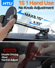 HTU ?Military-Grade Suction? Cell Phone Holder for Car?Flexible Telescopic Arm? Car Phone Mount Stand for Dashboard Windshield for iPhone 17 16 Pro M
