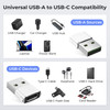 Basesailor USB to USB C Adapter,USBC Female to USB A Male Adapter,Type C Converter Charger for iPhone 17 Pro Max,16 15,Apple Watch iWatch S11 S10 SE,
