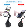 Miracase [Upgraded Version Cup Phone Holder for Car, Universal Adjustable Long Neck Car Phone Mount Cradle Friendly Compatible with iPhone Samsung Go