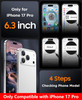 SPIDERCASE Designed for iPhone 17 Pro Case, Magnetic Translucent [2 Tempered Glass Screen Protector] [Camera Protection] Anti-Fingerprint Anti-Scratc