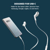 Belkin SoundForm Headphones - Wired In-Ear Earphones With Microphone - Wired Earbuds For iPad Mini, Galaxy & More With USB-C Connector (USB-C Headpho