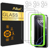Ailun 3 Pack Screen Protector for iPhone 16 Pro [6.3 inch] + 3 Pack Camera Lens Protector with Installation Frame,Case Friendly Tempered Glass Film,[