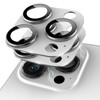Kanosan Compatible for iPhone 16 Pro Max/iPhone 16 Pro/iPhone 14 Pro/iPhone 14 Pro Max Camera Lens Protector [Full Coverage Metal] 9H Tempered Glass
