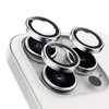 Upcommon UARMOR Camera Lens Protector for [iPhone 16 Pro & 16 Pro Max] 9H Tempered Glass & Aluminum Cover, HD Clear, Easy Installation Kit, Case Frie