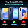 ivoler Screen Protector for Samsung Galaxy A17 5G/Galaxy A16 5G, Tempered Glass Film, Alignment Frame, Easy Installation, Anti-Scratch Case Friendly