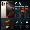 ivoler 2-Pack Tempered Glass for iPhone 16 Pro Max 6.9" Screen Protector with [Alignment Frame], Anti-Scratch, Case Friendly, Transparent HD Clear Fi