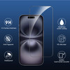 SIBEITU 3 Pack Screen Protector for iPhone 16 with 3 Pack Camera Lens Tempered Glass Protector, 6.1 Inch HD Clear Tempered Glass Film 9H Hardness Ful