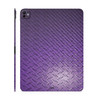 Carbon Fiber Skin Compatible with Apple iPad Pro 11 (M4) 2024 - Purple Diamond Plate - 3M Vinyl Protective Decal Cover - Easy to Apply | Crafted in T