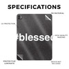 Glossy Glitter Skin Compatible with Apple iPad Pro 11 (M4) 2024 - Blessed - Premium 3M Vinyl Protective Wrap Decal Cover - Easy to Apply | Crafted in