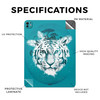 Skin Compatible with Apple iPad Pro 11 (M4) 2024 - White Tiger - Premium 3M Vinyl Protective Wrap Decal Cover - Easy to Apply | Crafted in The USA by
