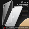 JETech Clear Case for iPad Pro 13-Inch M5/M4 (2025/2024), Anti-Yellowing Transparent Shockproof Slim Tablet Back Cover with Hard PC Back and Soft TPU