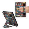 kwmobile Foldable PU Leather Cover and Stand for eReader Compatible with Kobo Clara 2E / Tolino Shine 4 Case - Multicolor