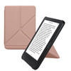 kwmobile Origami Case Compatible with Kobo Clara BW/Colour Case - Slim PU Leather Cover with Stand - Rose Gold