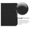 kwmobile Case Compatible with Pocketbook InkPad 3/3 Pro/Color/Vivlio InkPad 3 - Book Style Fabric e-Reader Cover Flip Folio Case - Dark Grey