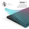 kwmobile TPU Silicone Case Compatible with Samsung Galaxy Tab S6 Lite (2024/2022/2020) - Case Soft Flexible Protective Cover - Bicolor Dark Pink/Blue