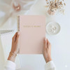 Beautiful Daily Planner And Notebook With Hourly Schedule - Aesthetic Spiral To do List Notepad to Easily Organize Your Tasks And Appointments - Styl