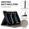 HYHCF Designer Compatible iPad Pro 11 Inch Case 2024 5th Generation M4 (Model: A2836/A2837/A3006) PU Leather with Pencil Holder Soft TPU Back Case,Au