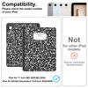 Supveco Case for iPad Air 11 Inch (M3 2025/M2 2024),iPad Air 5th/4th Generation 10.9 Inch 2022/2020 with Pencil Holder-[Auto Wake/Sleep],Premium Foli