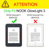 Fintie Case for Nook GlowLight 3, Slim Fit Premium Vegan Leather Folio Cover for Barnes and Noble Nook GlowLight 3 eReader 2017 Release Model# BNRV52