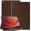 Gexmil Genuine Leather Case for Samsung Galaxy Tab S6 Lite 10.4 Inch with Pencil Holder,Shockproof Protective Adjustable Kickstand Smart Premium Foli