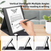 WALNEW Flip Case for 10.2-inch Kindle Scribe 2024/2022 Released, Two Hand Straps and Vertical Multi-Viewing Stand Cover with Auto Wake/Sleep for 10.2