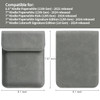 WALNEW Sleeve Case for 7" Kindle Paperwhite and Colorsoft Signature Edition, Protective Pouch Bag Case Cover for 6.8-inch Kindle Paperwhite 11th Gen