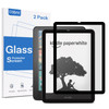 CoBak 2 Pack Matte Tempered Glass Screen Protector for 7" Kindle Paperwhite 12th Gen 2024 & Kindle Colorsoft Signature Edition, Kobo Aura 2 - Fingerp