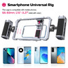 ULANZI Universal Phone Video Rig Kit with Handles, Aluminum Handheld Stabilizer Phone Video Filmmaking Grip for Video Maker Videographer with Cold Sh