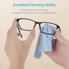 Mcyye 8 PCS Microfiber Cleaning Cloth for Glasses (6"x7"), Premium Eyeglass Cleaning Cloth, Lens Wipes Cloth for Electronics, Glasses, TV Screen, Cel