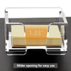 SANRUI Acrylic Sticky Note Holder , for Post-it Note Pad Dispenser Desktop Accessories Organization, Self Memo Pad for School Office Desk Supplies (